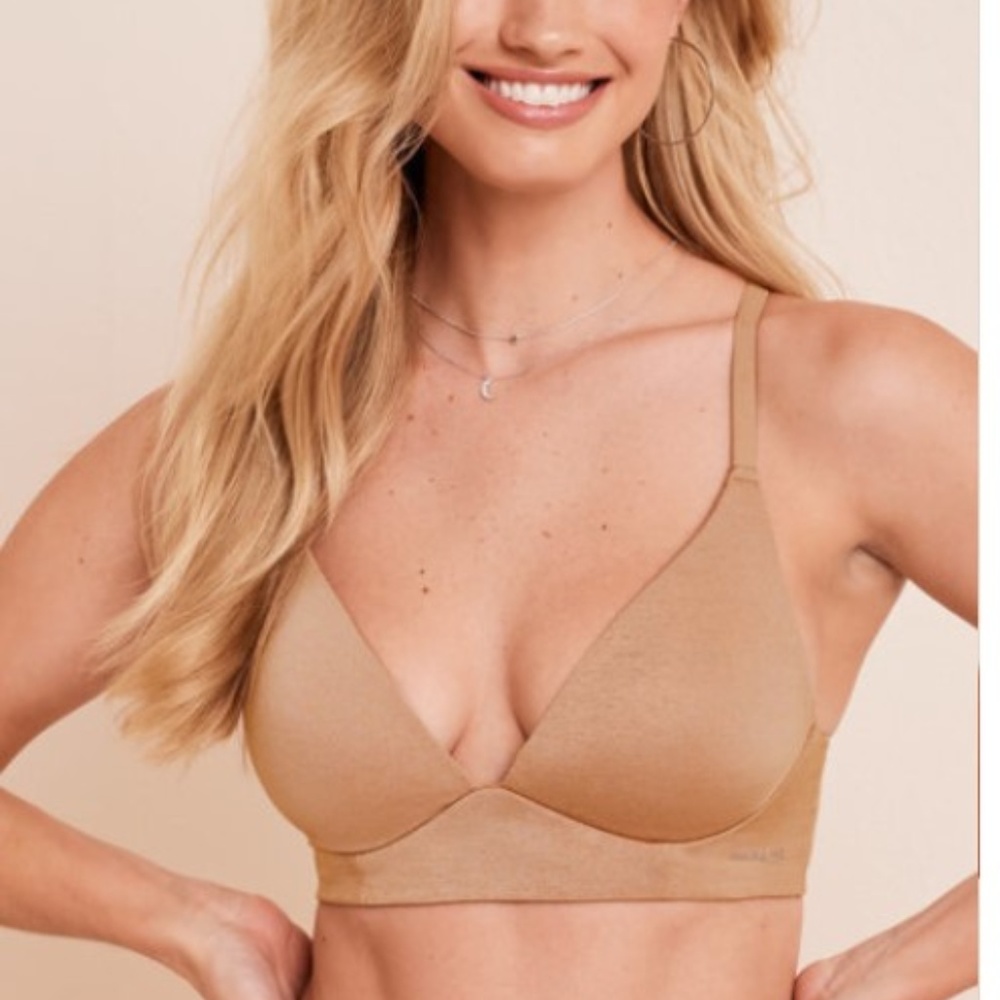 Adore Me Wire-Free Nude Bra